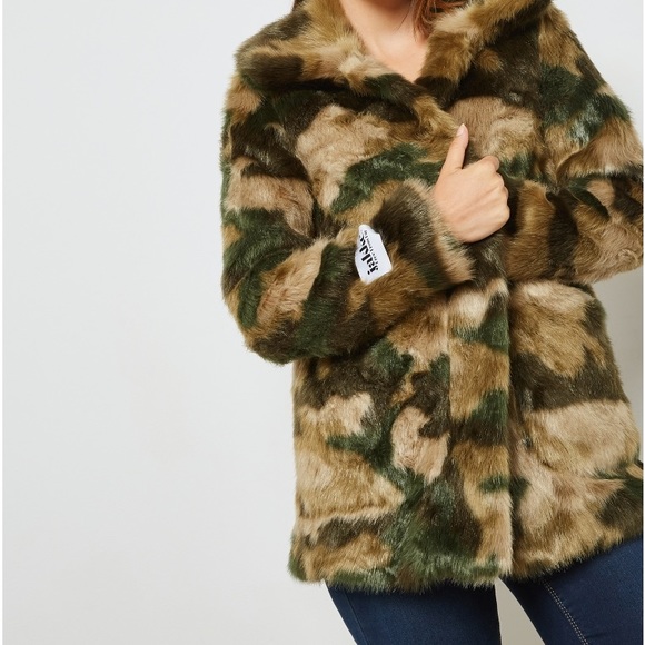 CAMO FUR COAT - Picture 17 of 17